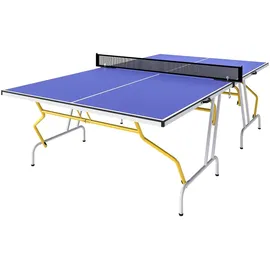 sportnow Tischtennisplatte Klappbar Indoor Blau