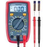 AstroAI Digital Multimeter voltmeter strommessgerät Tester Messung von AC/DC Spannung, DC Strom, Widerstand, Diode, Kontinuität Messinstrument mit großes LCD-Anzeige und Hintergrundbeleuchtung
