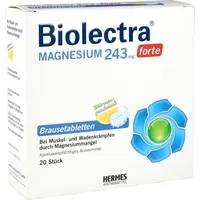 Biolectra Magnesium 243 mg forte Zitrone Brausetabletten 20 St.