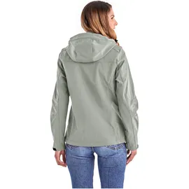 KILLTEC Damen Softshelljacke Softshell Jacke mit abzippbarer Kapuze Damen Softshelljacke wasserabweisend, Winddicht, atmungsaktiv 00762-helloliv 42