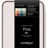 schlafgut Pure Baumwolle 180 x 200 - 200 x 220 cm sand light