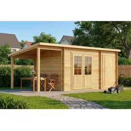 Alpholz Gartenhaus Maria 6 x 2,79 m Naturbelassen