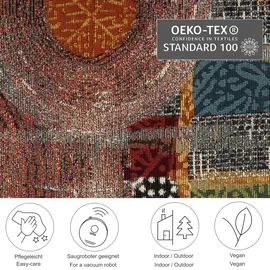 Gino Falcone Outdoor-Africa 36 Outdoor-Teppich 300 x 400 cm Mehrfarbig