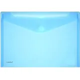FolderSys PP-Umschlag A4quer blau, transparent
