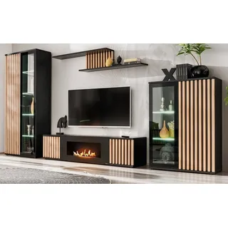 furn.design Wohnwand Morgan, 4-St.,