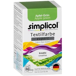 Simplicol Textilfarbe expert Apfel-Grün 300g