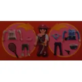 Playmobil Multiplay Figur Frau 9829 Neu & OVP Polizei Tennisspielerin Piratin