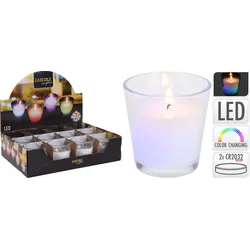 Kerze LED im Glas