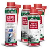 MATHY Diesel-Additiv MATHY Diesel-Injektor-Kur, 0,85 l, (Spar-Set, 4-St., 3 x MATHY-ID + 1 x MATHY-D) Systemreinigung Injektoren