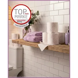 glücksblatt Toilettenpapier SAMTWEICH mit frischem Blütenduft 4-lagig 56 Rollen x 130 Blatt