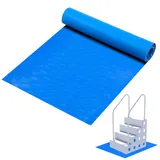 Schwimmbadleitermatte Groß Pool schutzmatte: PRITOK 90x40CM Schwimmbadleiter Matte Poolleiter Anti-Rutsch-Matte mit Rutschfester Textur für Schritte Treppen Leitern
