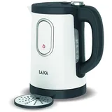 Laica Elektrischer Wasserkocher LAICA Dual Flo mit einer einzigen Tasse, Fassungsvermögen 1,5 l