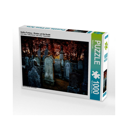 CALVENDO Puzzle CALVENDO Puzzle Gothic Fantasy - Warten auf die Na, 1000 Puzzleteile