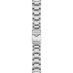 Certina - Edelstahl Ds Action Standard Edelstahl Uhrenmetallband 20mm, Ds Action C605010947 - grau