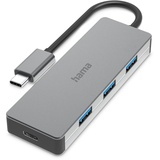Hama USB-C-Hub, USB-C 3.1 [Stecker] (200105)