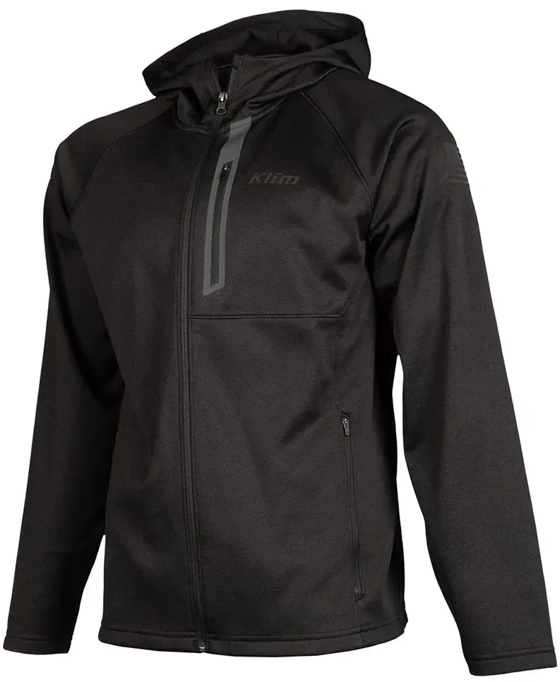Klim Alpha Reißverschlusspullover - Stealth Black - M