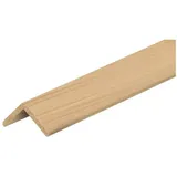 Kosche - Winkelprofil Massivholz 42 x 42 x 2400 mm Beige Kantenschutz Eckschutzprofil Hochwertig Robust