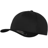 Flexfit 5 Panel Cap schwarz S/M