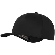 Flexfit 5 Panel Cap schwarz S/M