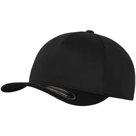 Flexfit 5 Panel Cap schwarz S/M