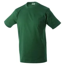 Komfort T-Shirt Rundhals JN002, dunkelgrün, Größe XXL - dunkelgrün - 2XL