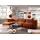OTTO home Ecksofa Merid jederzeit durch Module erweiterbar L-Form, 295x70x162 cm Samtcord Ottomane rechts beige/creme