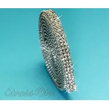Hotfix Crystal Mesh Strassband SS6 Borte zum aufbügeln, Strasssteine, Breite wählbar, Mind. 1,15m lang 3reihig = 7mm x ca. 1150 mm
