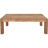 Dynamic24 Couchtisch 110x60 Mangoholz Sofatisch Beistelltisch Wohnzimmer Holz Tisch