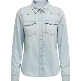 Only Jeansbluse ONLALEXA Blau XS