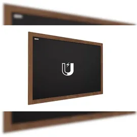 ALLboards Magnetische Kreidetafel 90x60 cm, Holzrahmen