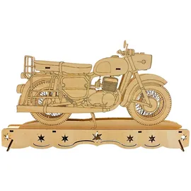 Dekohelden24 Ostalgie Moped Schwippbogen 35 x 4 x 21 cm