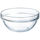 Arcoroc ARC 10000 Empilable Schale, Stapelschale, Schüssel, 12cm, 330ml, Glas, transparent, 6 Stück