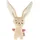 Sigikid 39986 - Greifling Rassel Hase, sigibaby, Baumwolle, 15 cm
