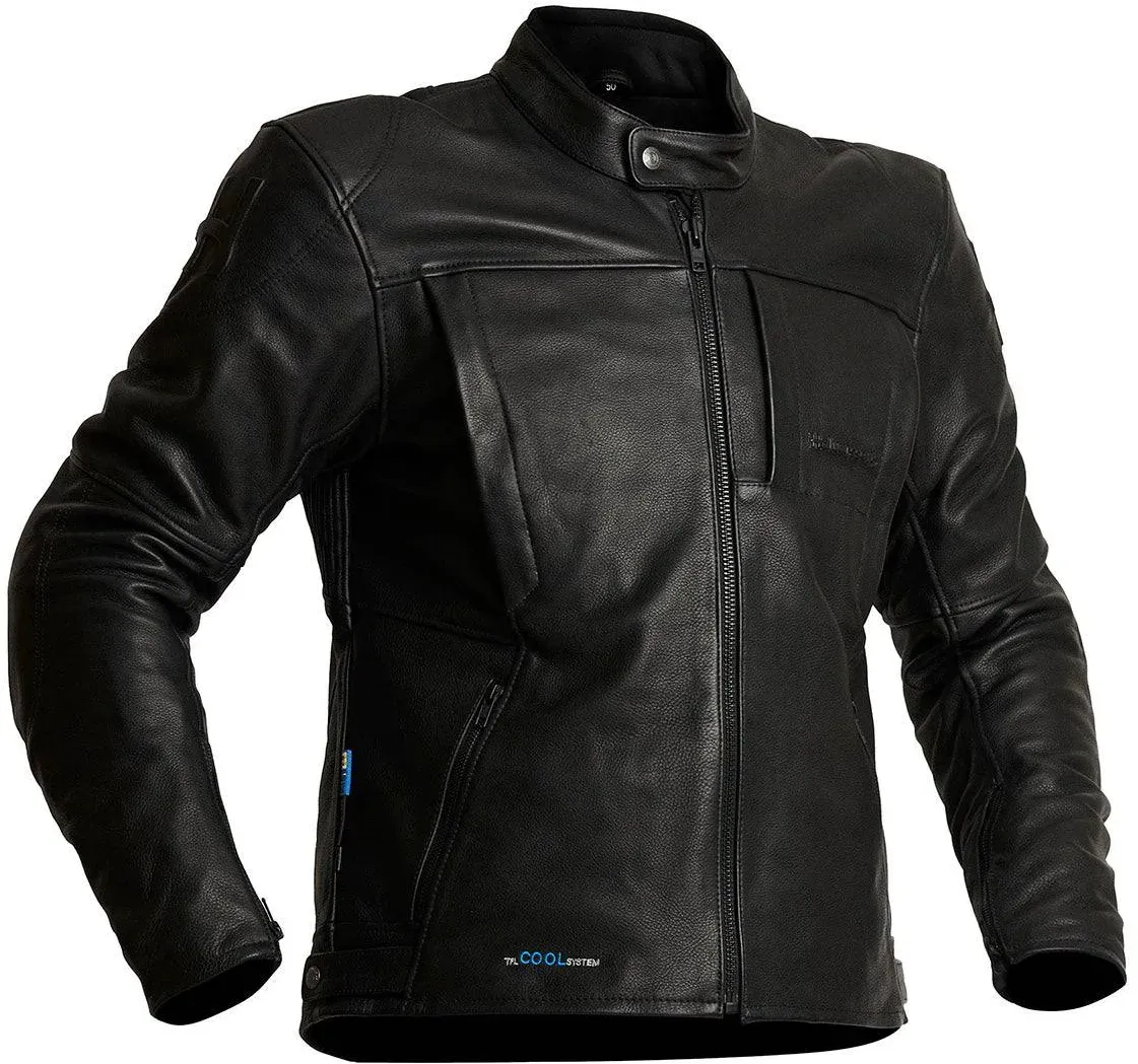 Halvarssons Lederjacke Mangen Schwarz - 58