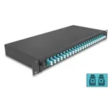 DeLock LWL Spleißbox 24x LC Duplex OM3 1HE