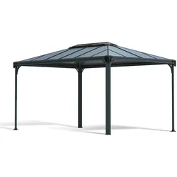 Palram Canopia Martinique Gartenpavillon, anthrazit, bronze 430x295,5x274,5 in cm (LxBxH)