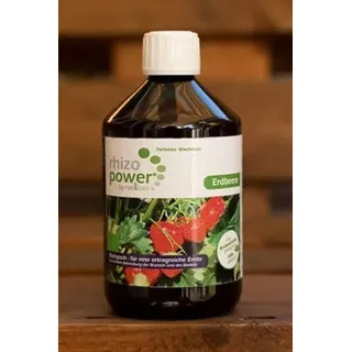 rhizo power® Erdbeere - 500 ml speziell zur Stärkung von Erdbeeren auf Basis verschiedener Mikroorganismen