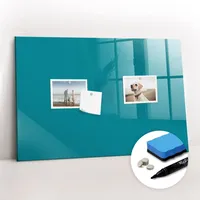 Tulup Magnettafel, Mintgrün, Glas, 60x0.4x40 cm, Dekoration, Magnettafeln &