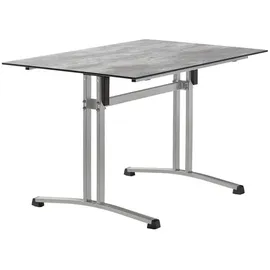 Sieger Klapptisch 120x80x73 cm Stahl/Polytec® Hellgrau