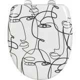Wenko WC-Sitz Faces Weiß