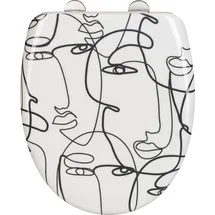 Wenko WC-Sitz Faces Weiß