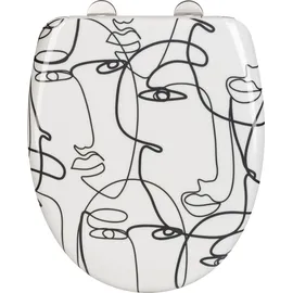 Wenko WC-Sitz Faces Weiß