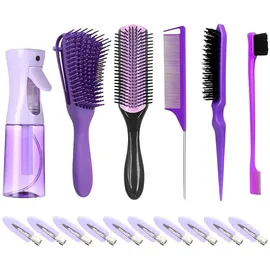 luxuskollektion Haarbürsten Set Lockenbürste Entwirrbürste