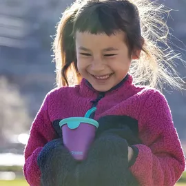 Klean Kanteen Kid ́s 280ml Glas - Morado - One Size