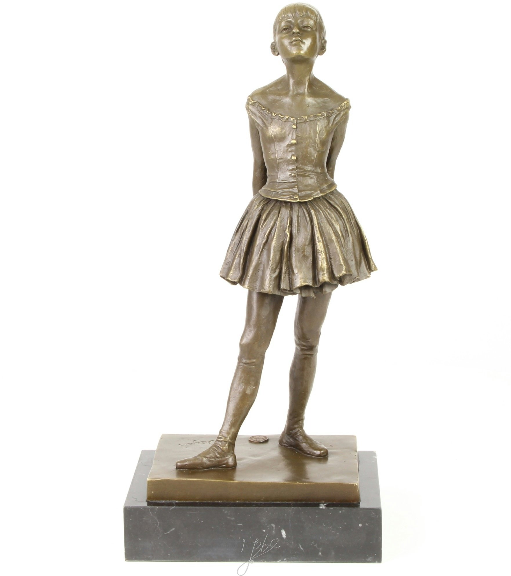 Moritz Bronzeskulptur Figur Skulptur Ballett Tänzerin 40cm Statue Antik-Stil Dancer