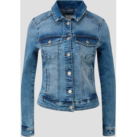 QS - Klassische Jeansjacke mit Brustpattentaschen, blau, XXL