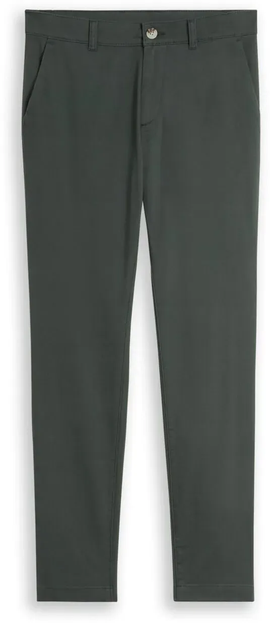 TOM TAILOR Herren TTTRAVIS SLIM Chino Hose, grün, Uni, Gr. 34/34