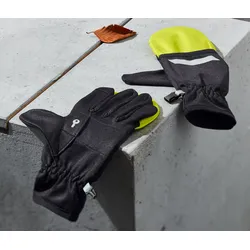 Tchibo - 2-in-1-Laufhandschuhe - Herren - Gr. 6,5 - gelb