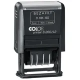 Colop Datumstempel S 260/L2 Bezahlt schwarz