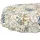 ANRO Wachstuchtischdecke abwaschbar Ethno Oval 200 x 140 cm Bunt